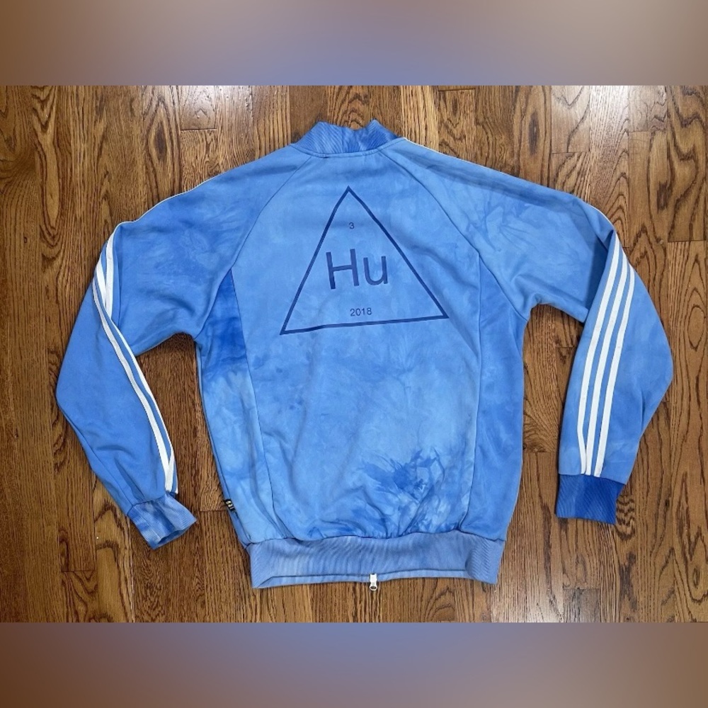 Adidas Pharrell Williams Human Race Track Jacket Hu Blue Full Zip Men’s Size M
